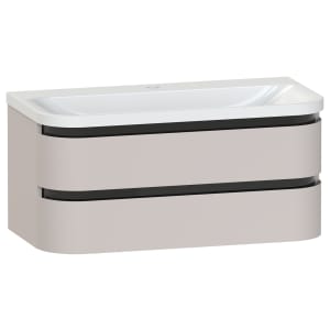 Duarti by Calypso Berrington Cashmere Glow Vanity with Whitley Basin - 1000mm