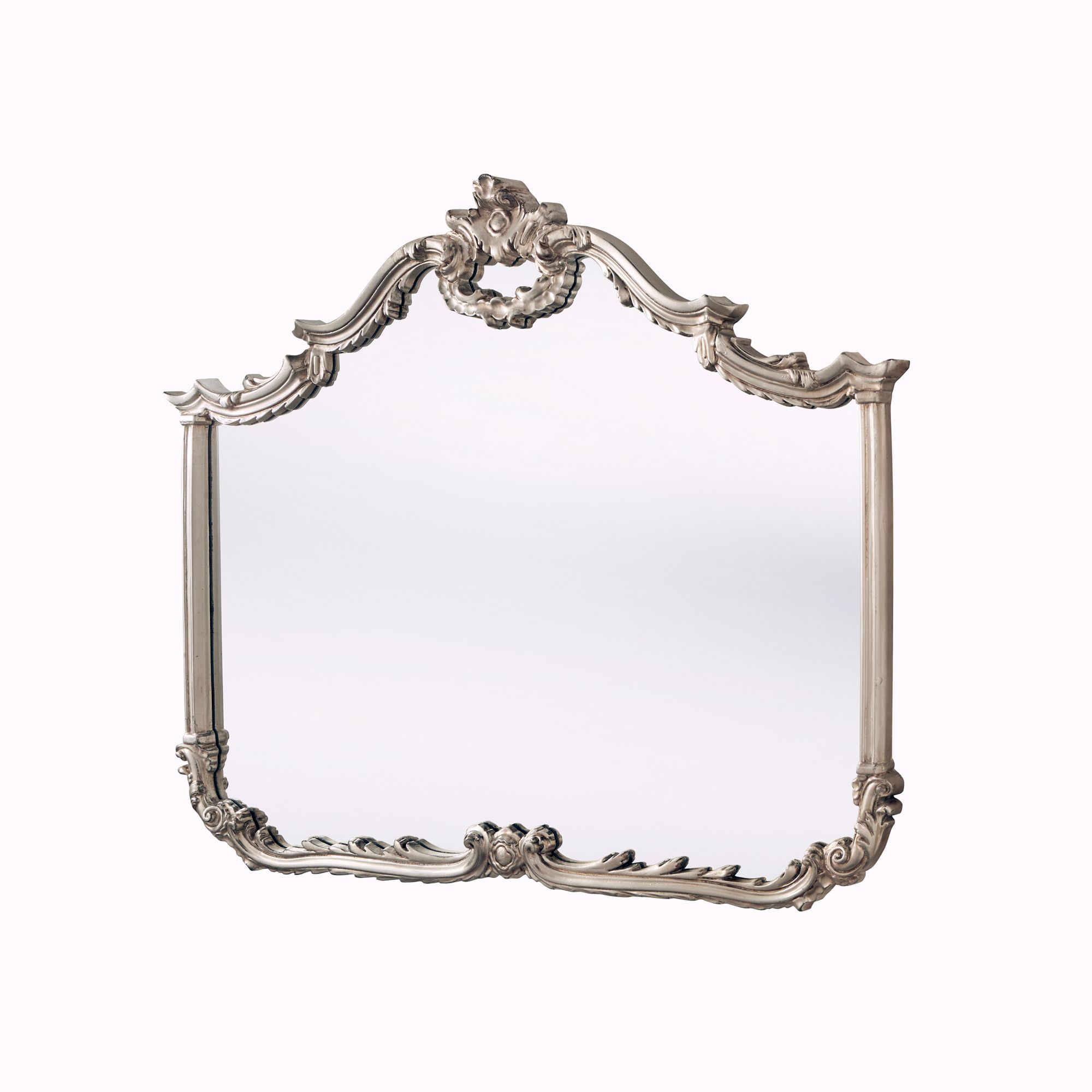 Yearn Mirrors Carved Landscape mirror Silver 122(w)x104cm(h) 4