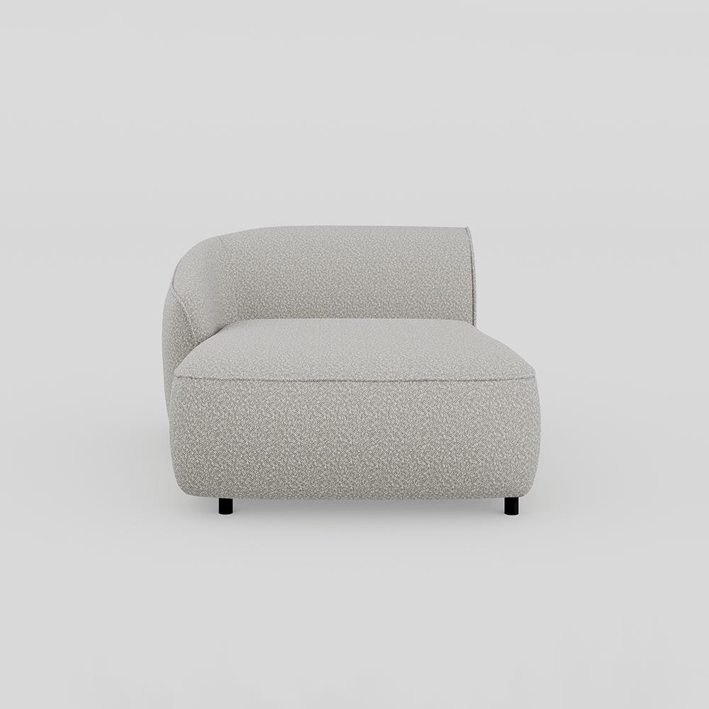 Heal's Aurelie Chaise Module LHF Chunky Boucle Ecru