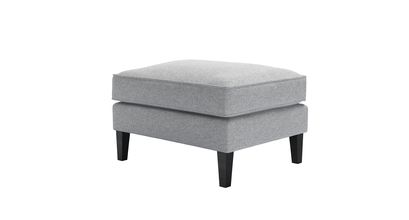 Iggy Medium Rectangular Footstool in White Cliffs Whitstable - sofa.com