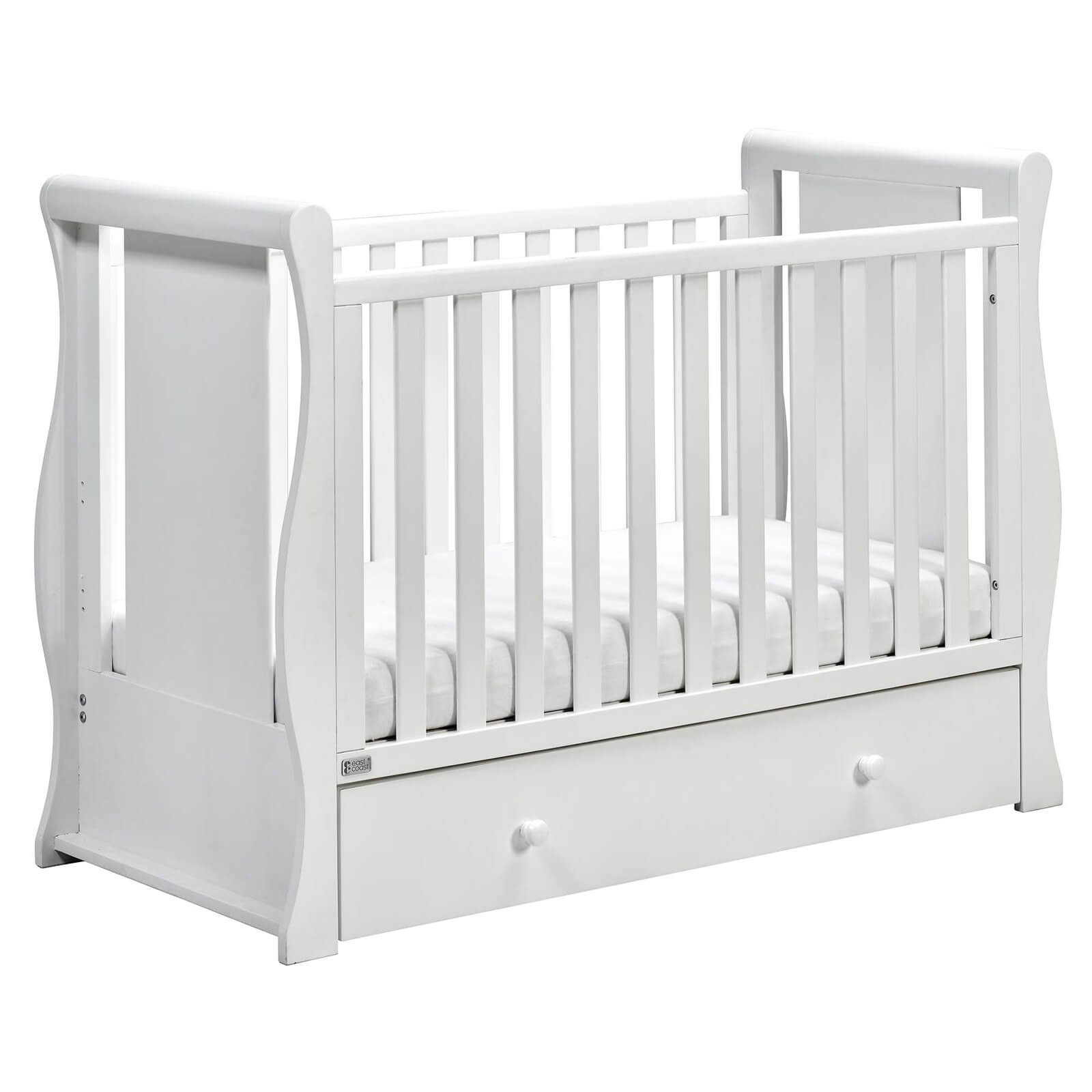 Nebraska Cot2Bed - White