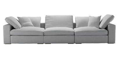 Long Island 3 Seat Sofa in Frost Highland Tweed