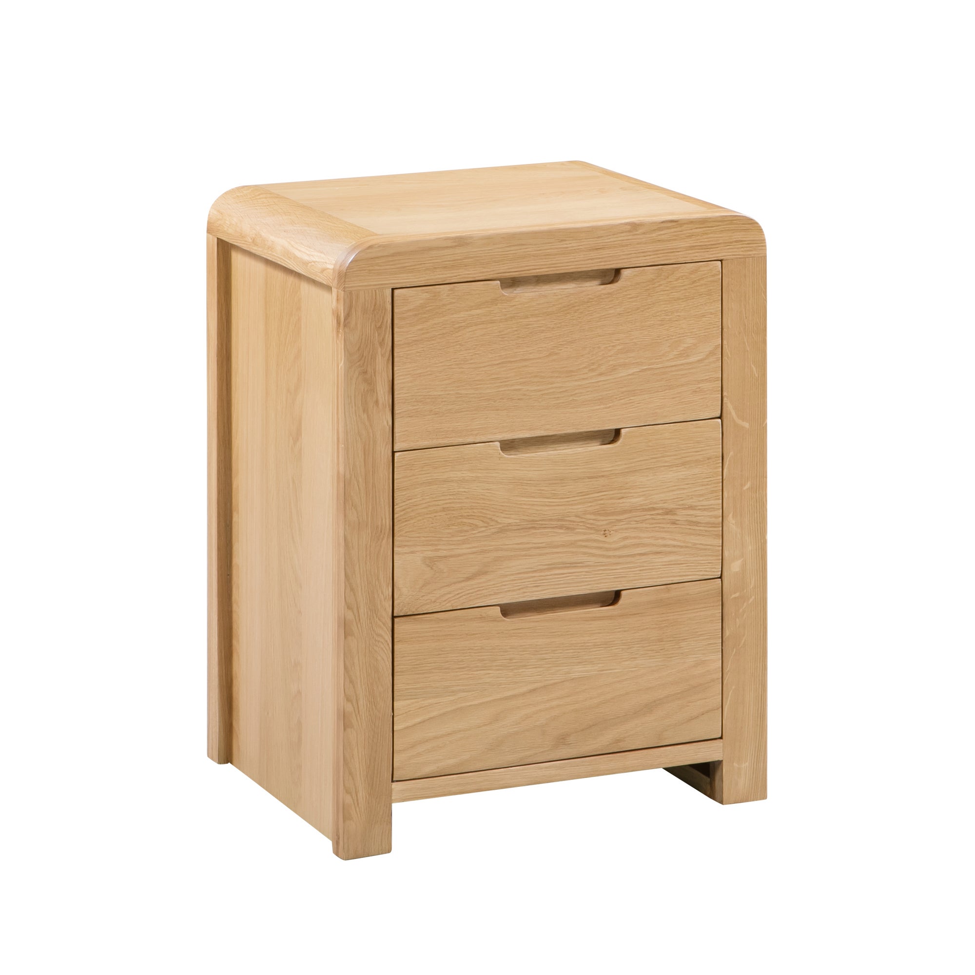 Curve Bedside Table Brown