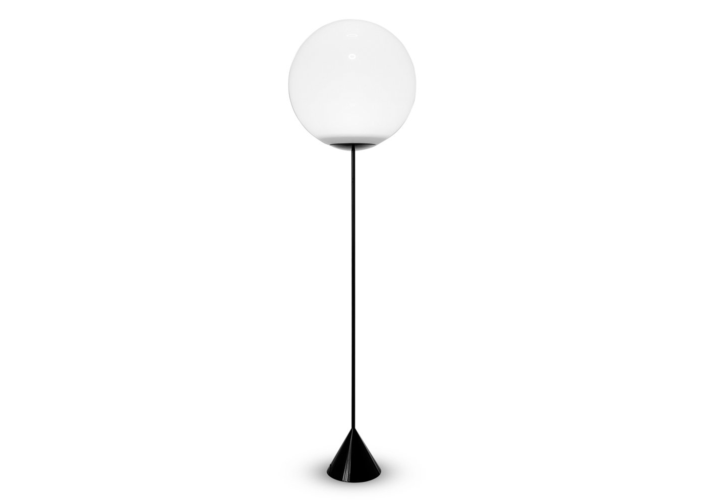 Tom Dixon Opal Cone Floor Lamp Black