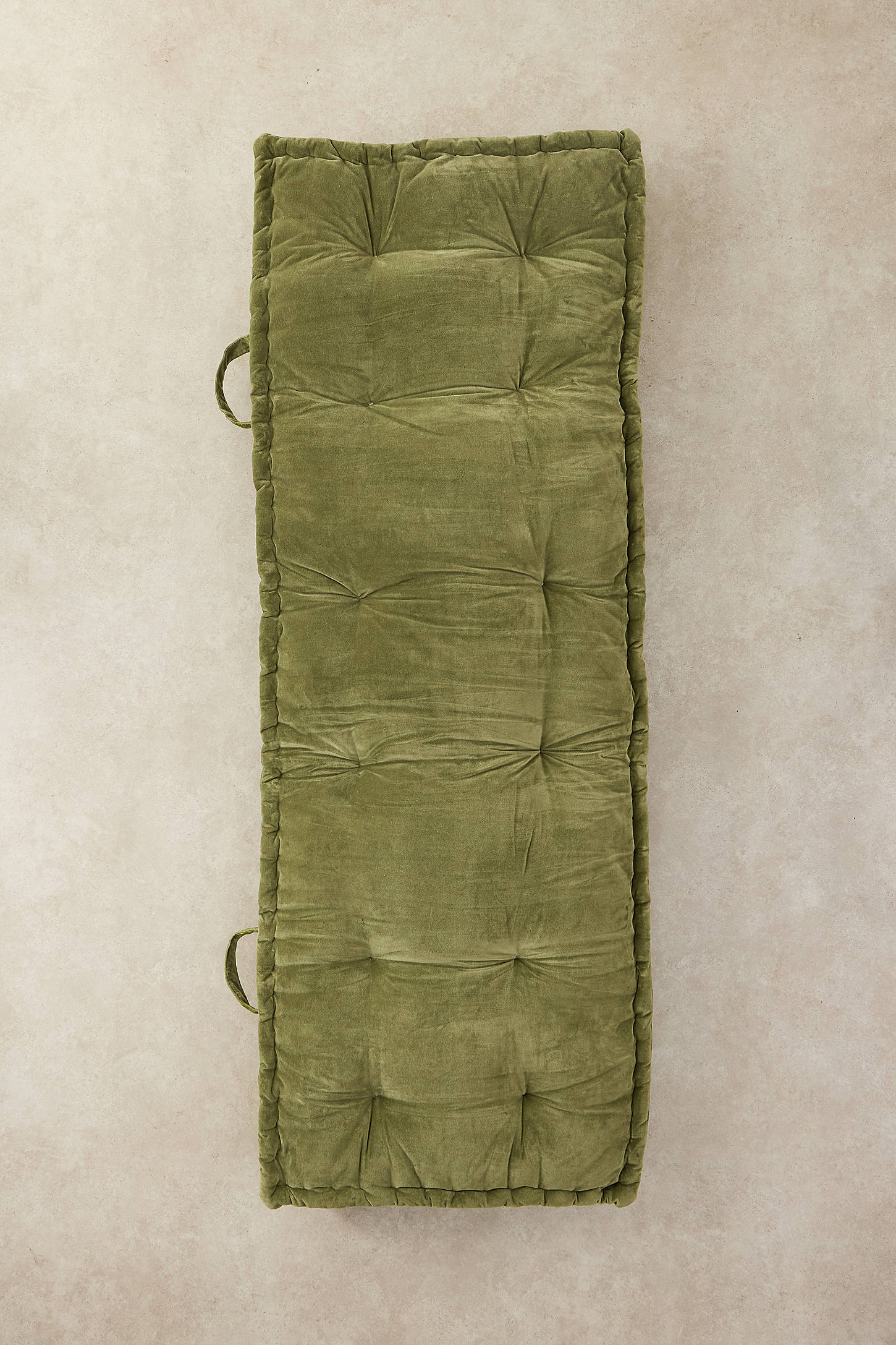 Rohini Olive Velvet Daybed Cushion - Olive