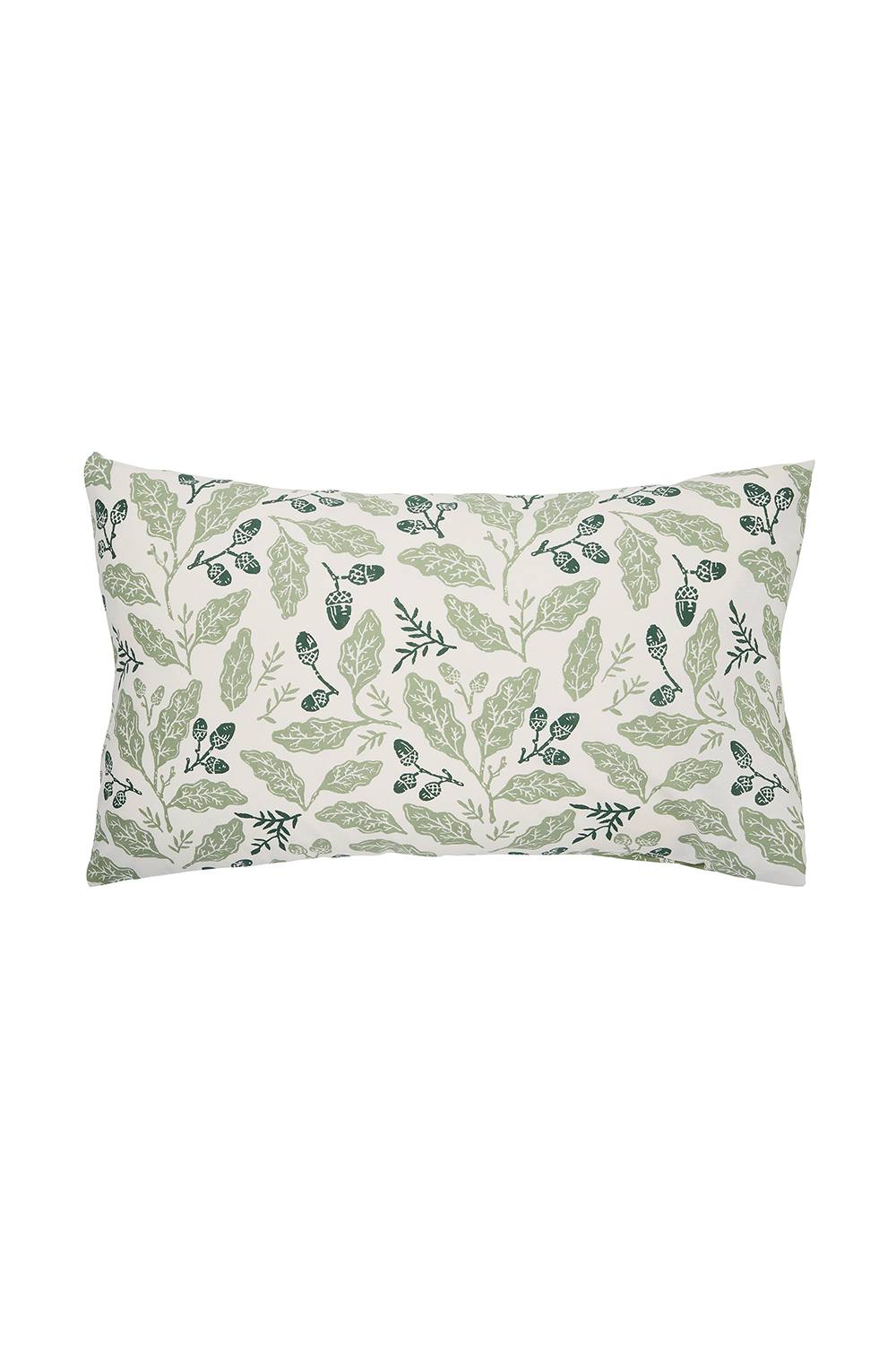 Helena Springfield 'Acorns' Cotton Duvet Cover Set in Light Green 3