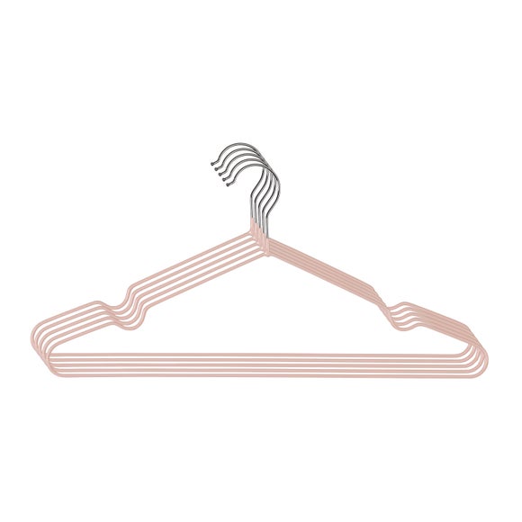 Set of 5 Coated Wire Hangers 4