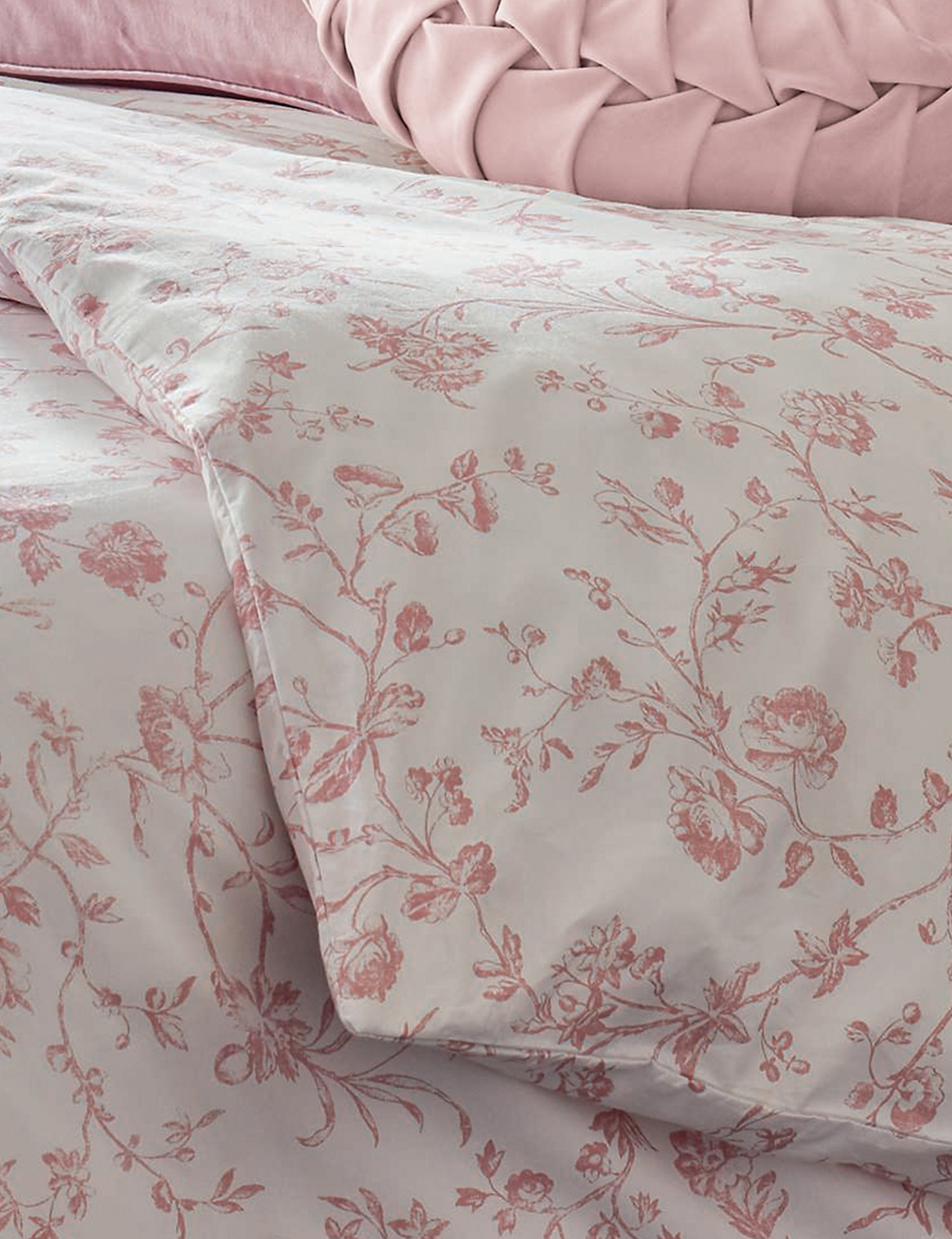 M&S Laura Ashley Pure Cotton Percale Aria Bedding Set