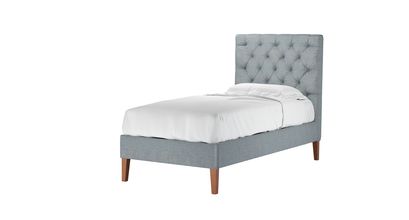 Rosalie 130cm Single Bed in Buttermere Baylee Viscose Linen - sofa.com