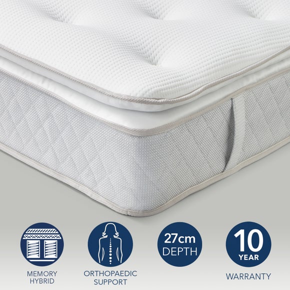 Fogarty Open Coil Ortho Memory Foam Pillow Top Hybrid Mattress