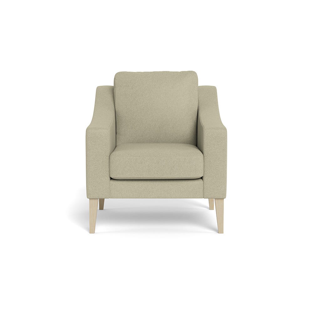 Heal's Richmond Armchair Cotton Grain Natural Ash Feet