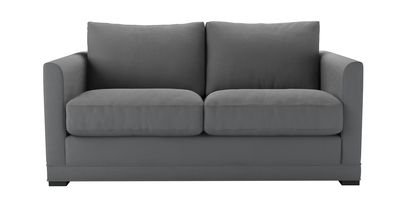 Aissa 2 Seat Sofa Bed in Shadow Brushed Linen Cotton - sofa.com