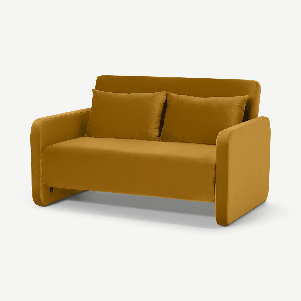 Vinnie Small Sofa Bed, Marigold Velvet
