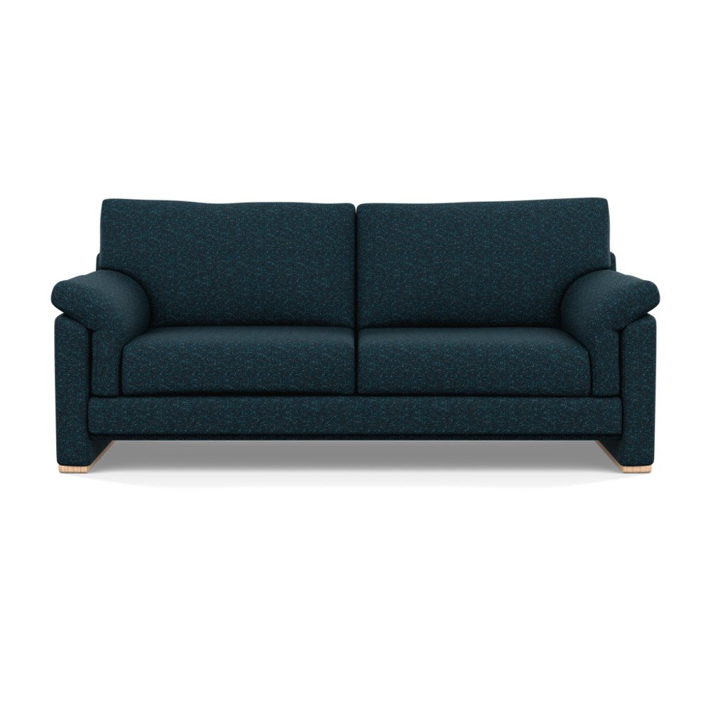Heal's Paris 3 Seater Sofa Brecon Ink Natural Feet
