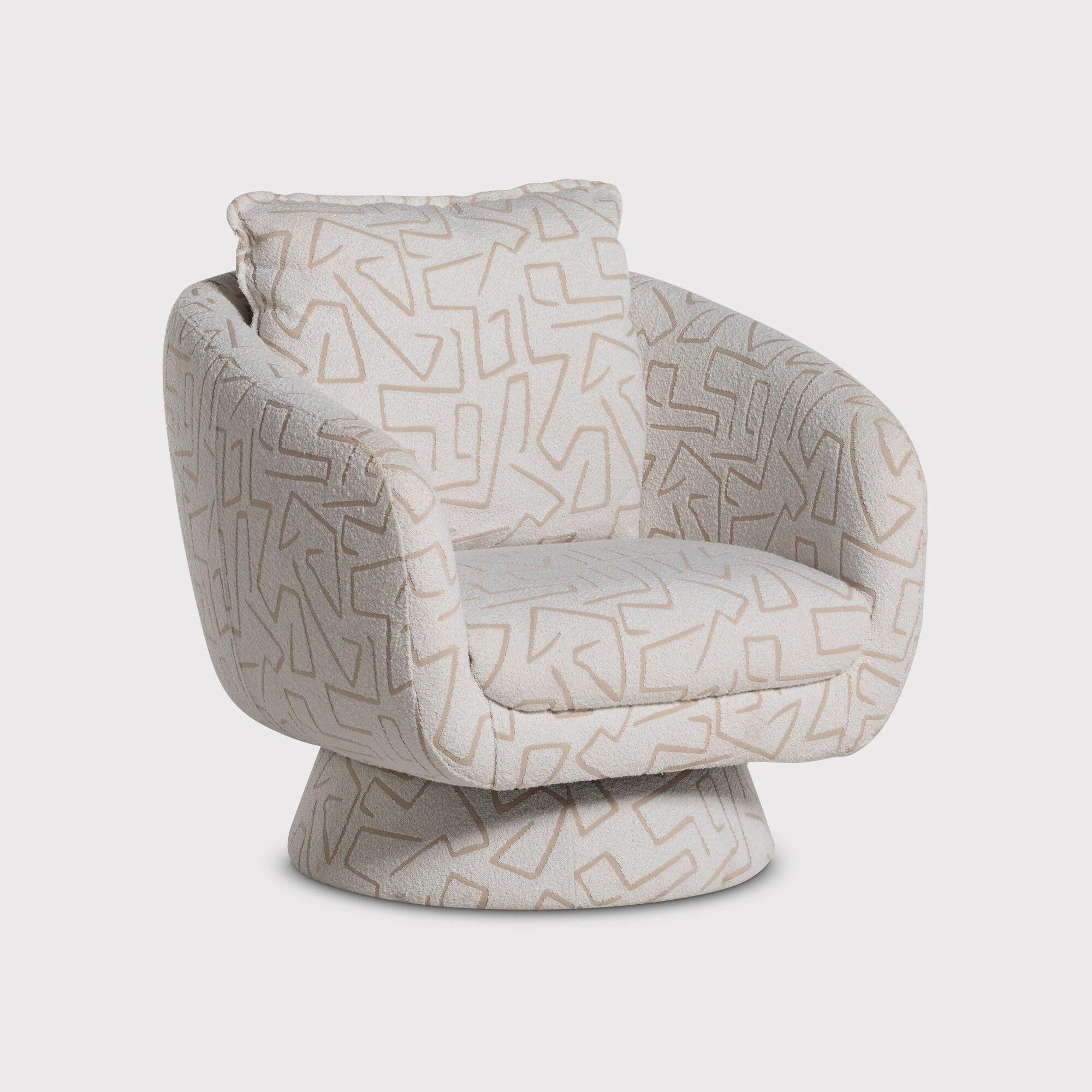 Francois Turning Loungechair Fabric | Barker & Stonehouse