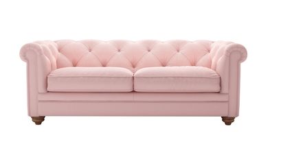 Patrick 2.5 Seat Sofabed in Rhubarb Smart Cotton - sofa.com