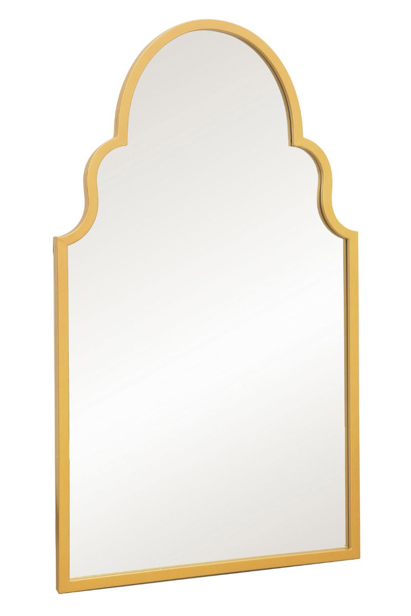 MirrorOutlet Gold Metal Framed Arched Garden Wall Mirror 41"x 24" (104CM X 61CM) 4