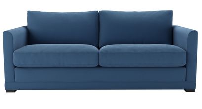 Aissa 3 Seat Sofabed in Heather Blue Smart Cotton - sofa.com