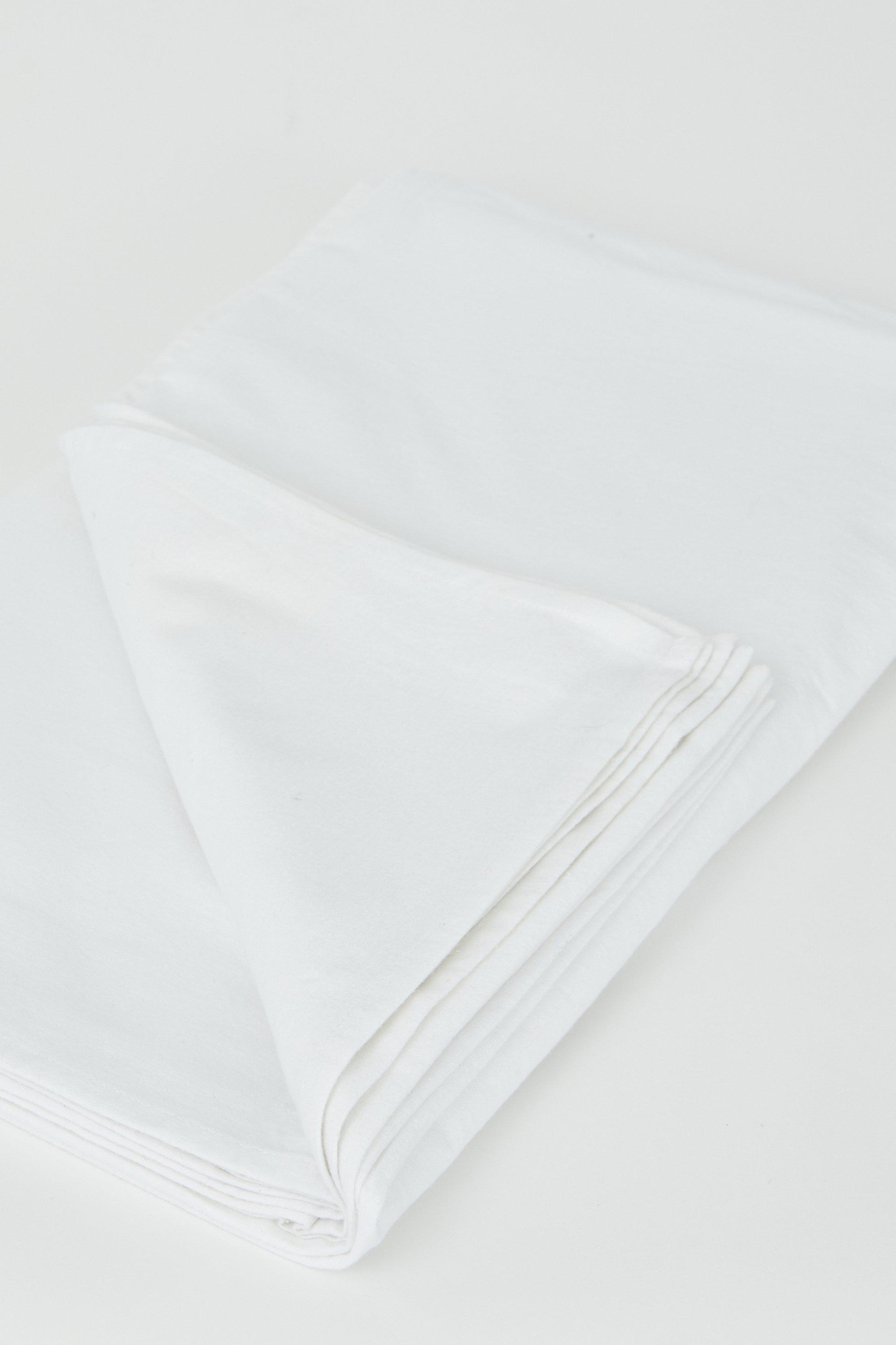 Brushed Cotton Single Flat Sheet