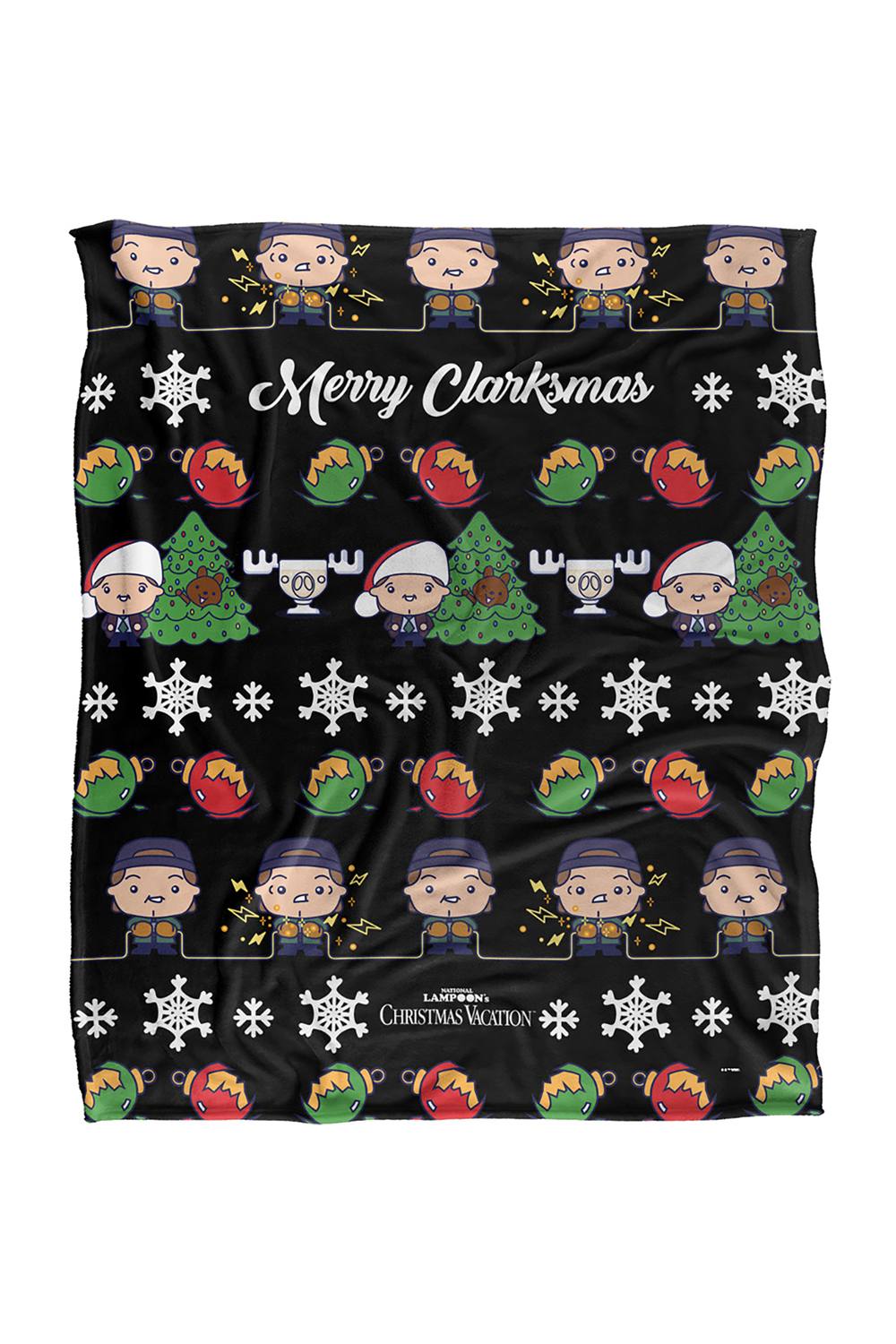 Warner Brothers Christmas Vacation Blanket 152x127cm Merry Clarkmas Soft Throw Blanket