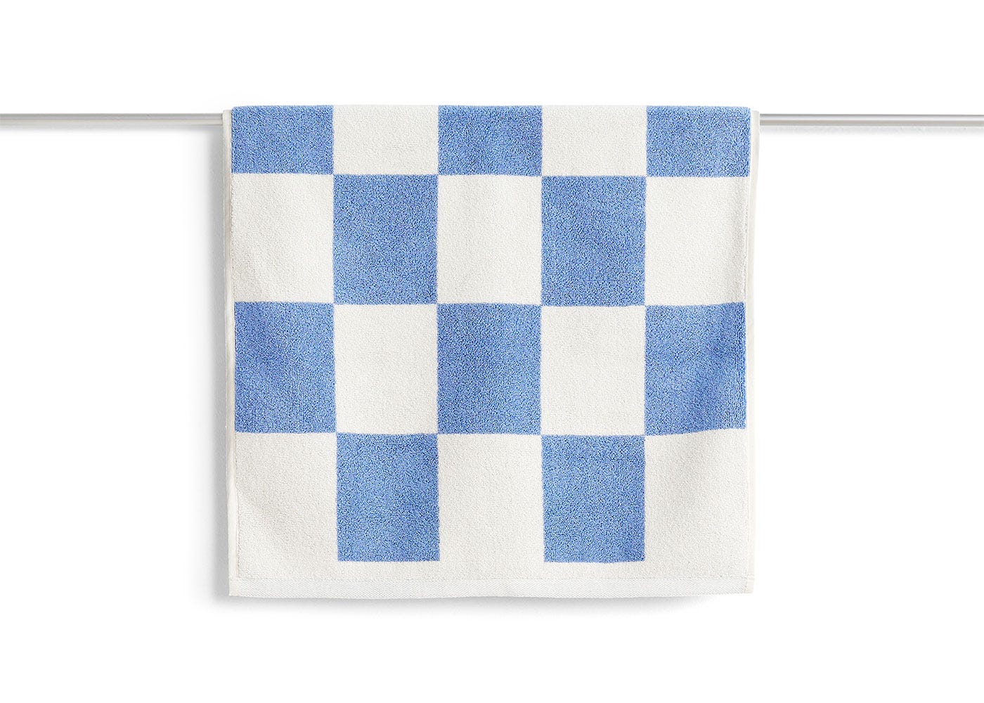 HAY Check Bath Mat Sky Blue