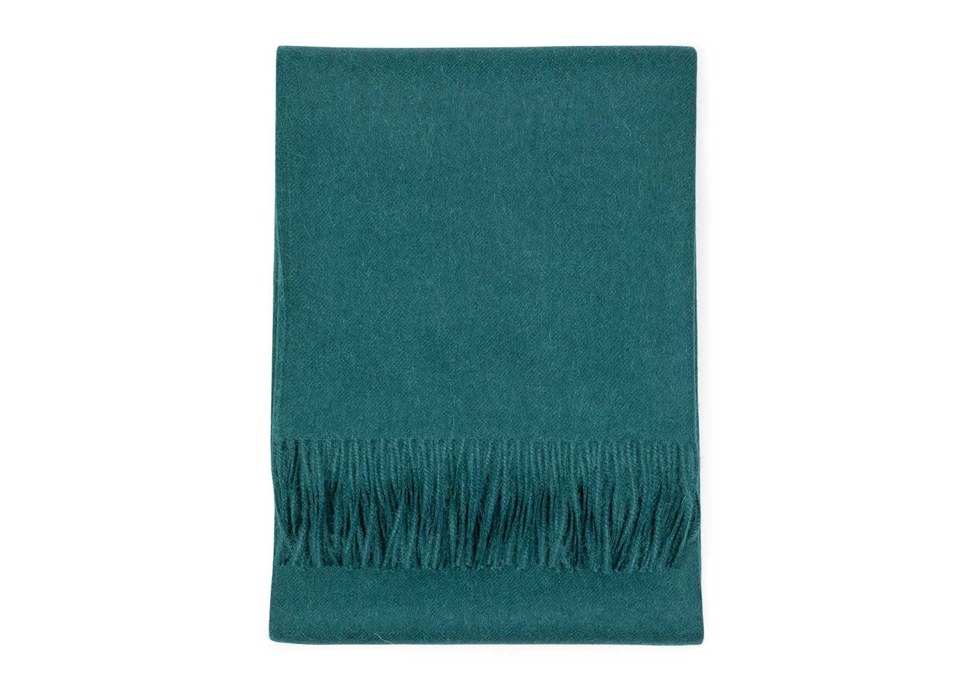 Heal's Alpaca Throw Forest Green