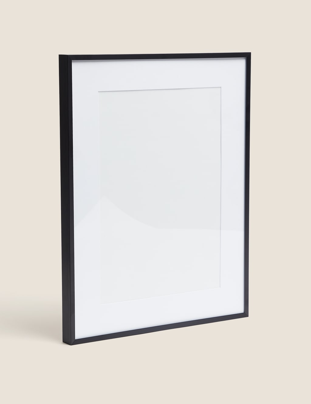 M&S Milan Metal Photo Frame A4 Black