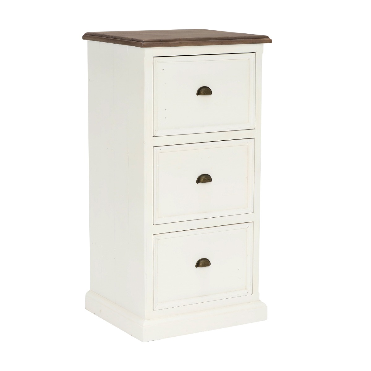 Berkshire Reclaimed Wood 3 Drawer Filing Cabinet