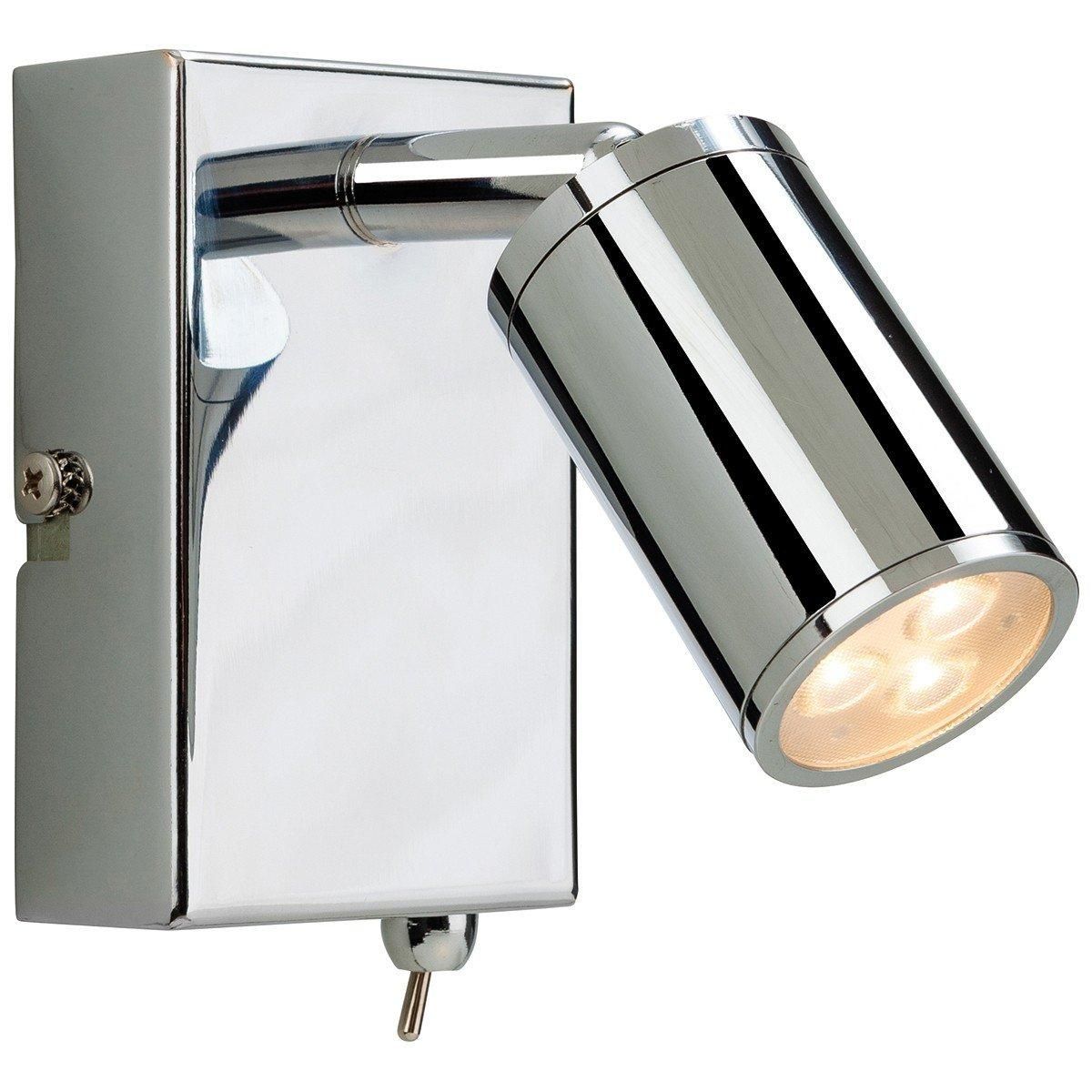 Netlighting Orion LED 3 Light Indoor Wall Spotlight (Switched) Chrome in Grey