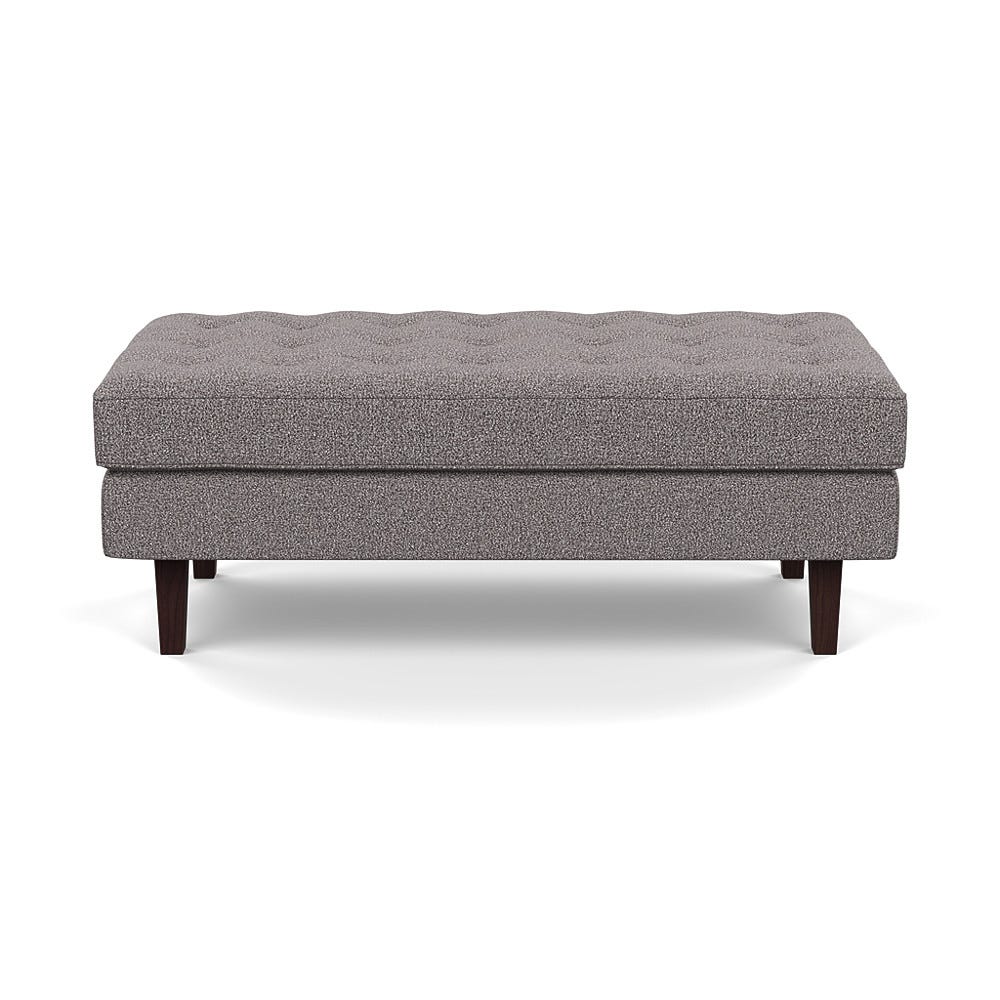 Heal's Hepburn Ottoman Loop Boucle Granite Black