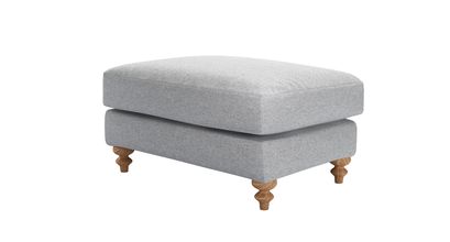 Teddy Large Rectangular Footstool in White Cliffs Whitstable - sofa.com