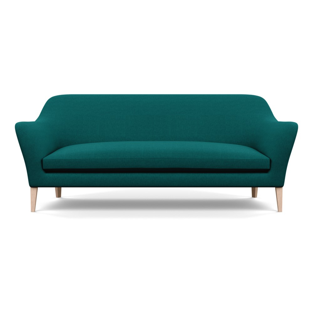 Heal's Wallis 4 Seater Sofa Brushed Cotton Pine Natural Feet