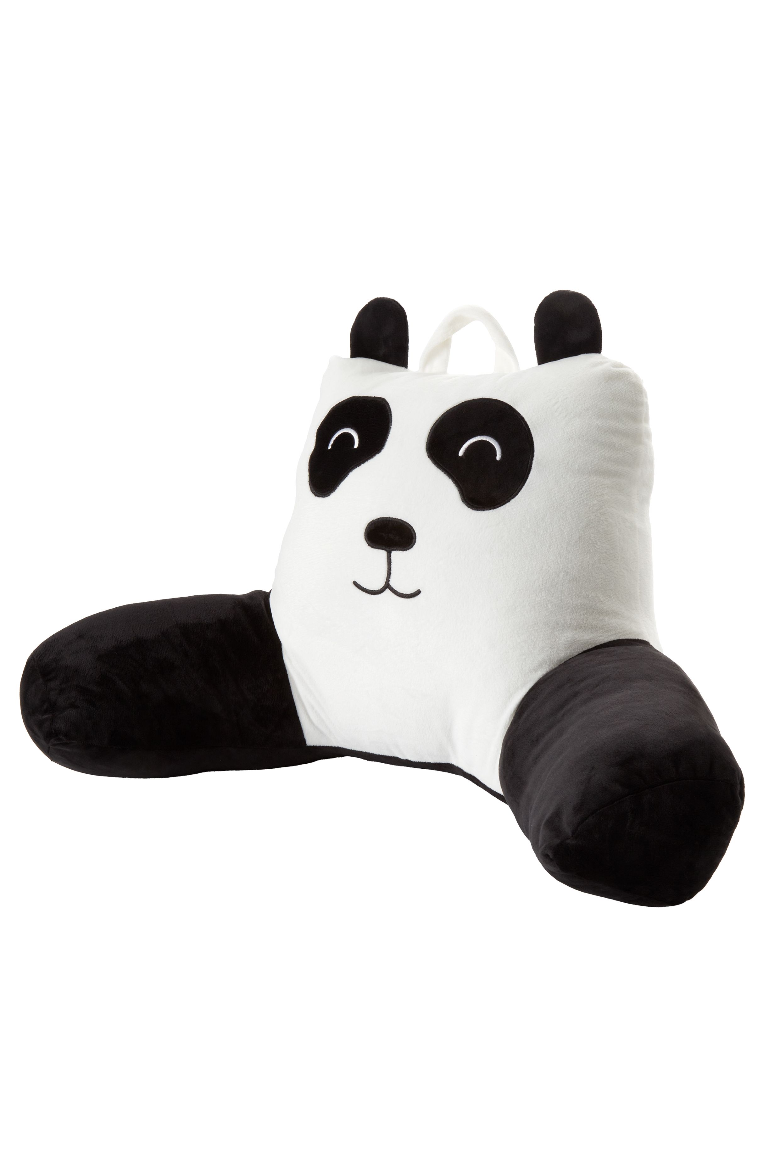 Catherine Lansfield 'Perry Panda' Cuddle Cushion Back Rest in Black 4