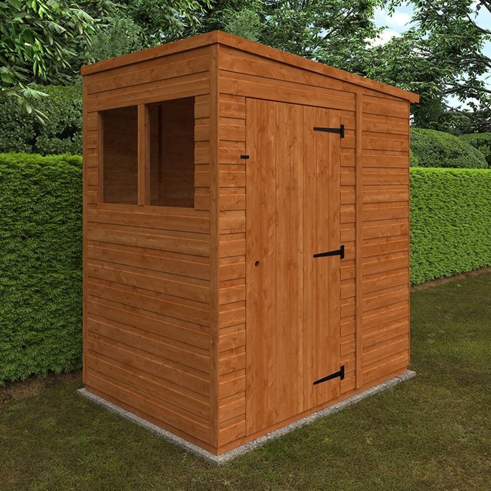 Buttercup Farm 4x6 Flex Pent 12mm Flex - L123.8 x W175 x H203 cm - Burnt Orange 2