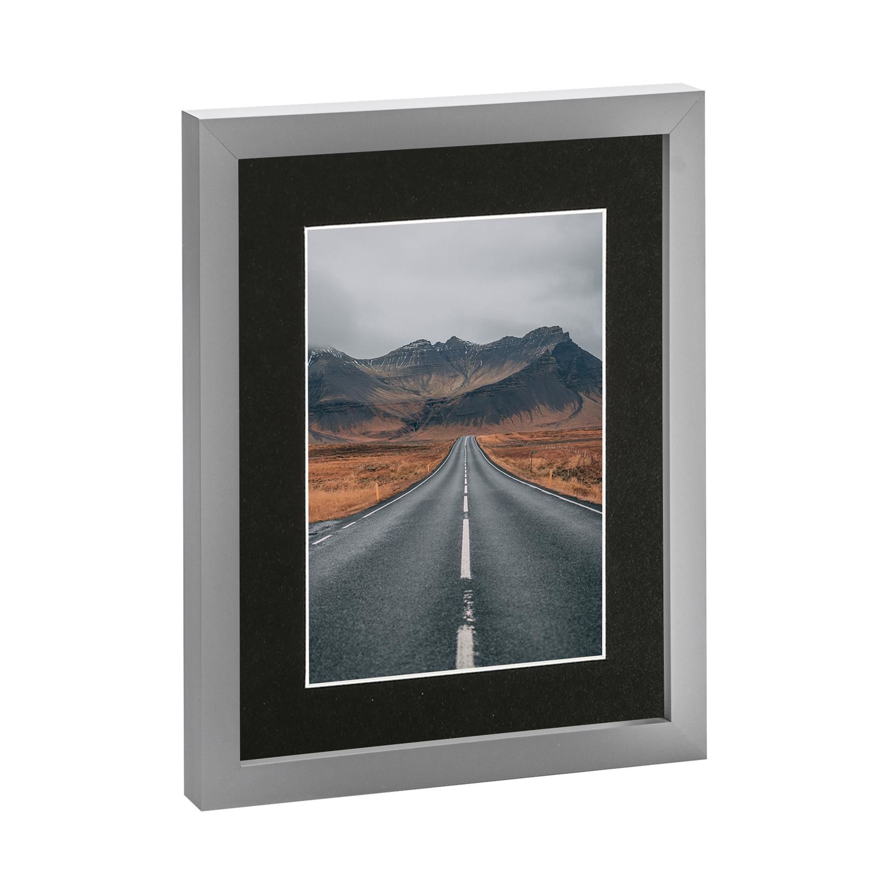 Nicola Spring Photo Frame with 5" x 7" Mount - 8" x 10" - White Mount in Grey