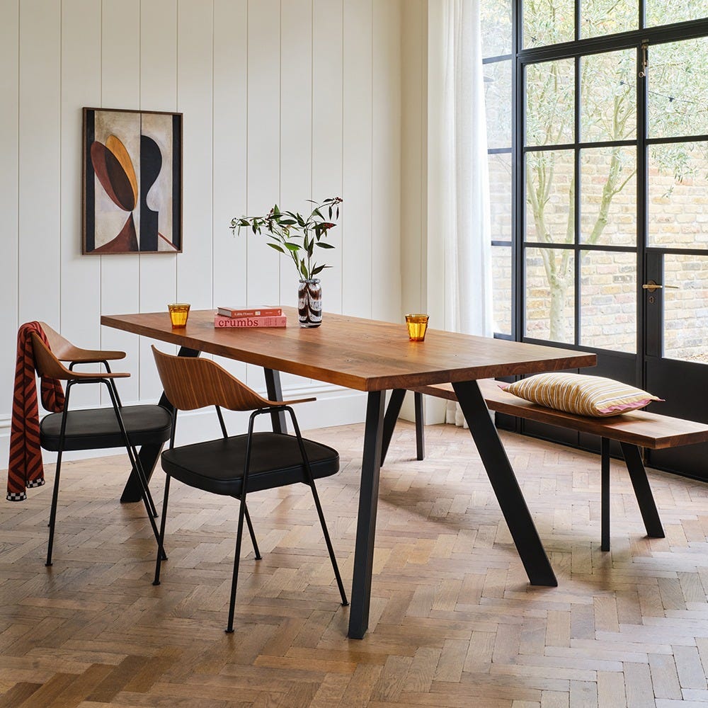 Heal's Madrid Table 160x90cm Blonde Oiled Oak Chamfered Edge Not Filled 3