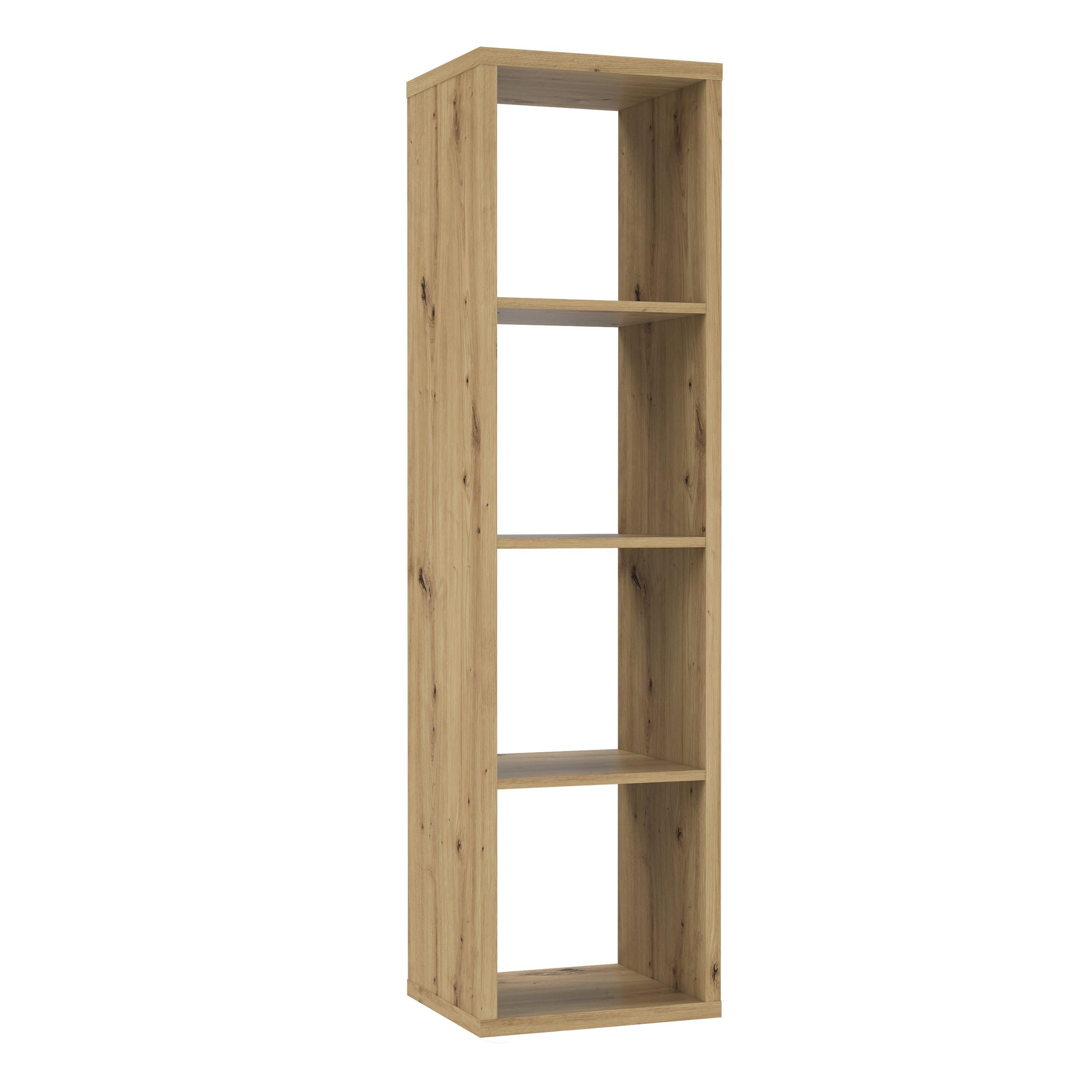 Furniture To Go Mauro 3 Shelves Storage Unit in in Brown
