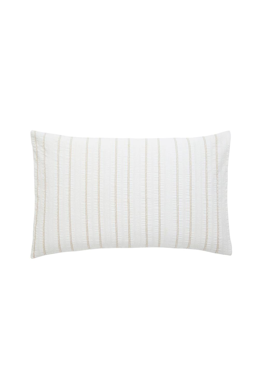 Helena Springfield 'Waffle Stripe' Duvet Cover Set in Cream 3