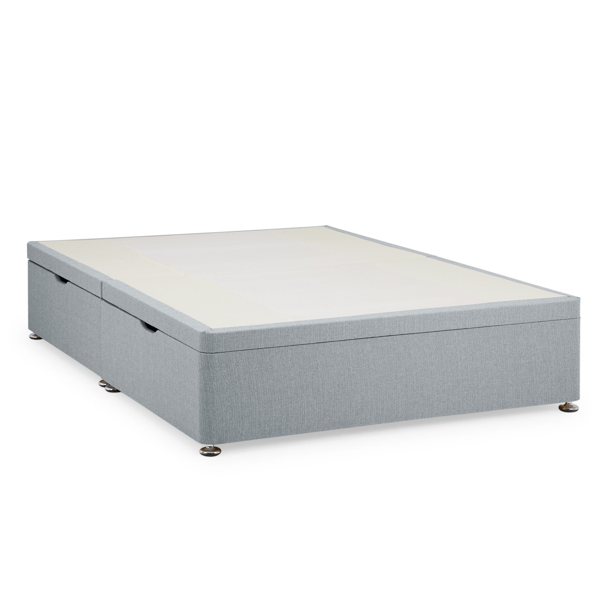 Dunelm Classic Linen Divan Base Ottoman Duck Egg (Blue)