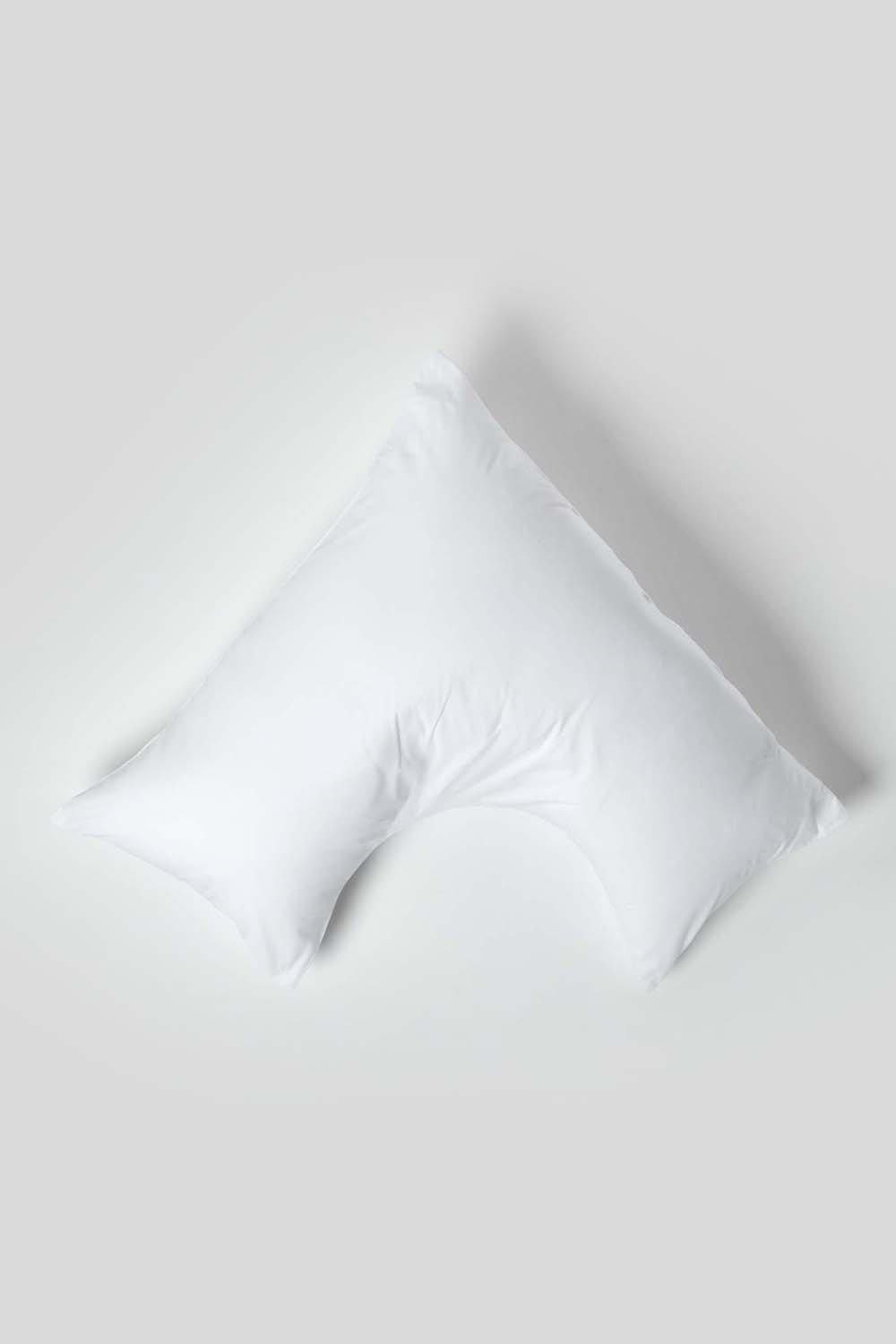 Homescapes Egyptian Cotton V Shaped Pillowcase 200 TC in White