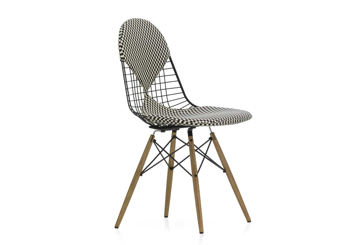 Vitra Eames DKW 2 Wire Chair Hopsak F200 Checker Bikini