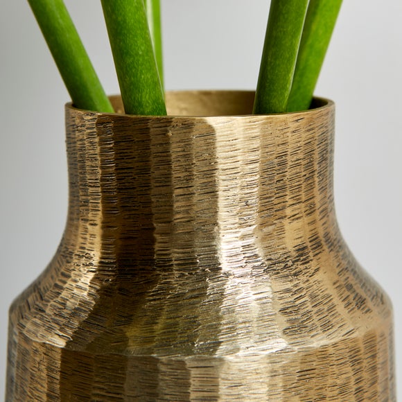 Aluminium Gold Vase 2