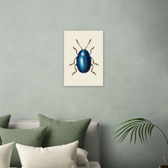 East End Prints Mustard Beetle Print
