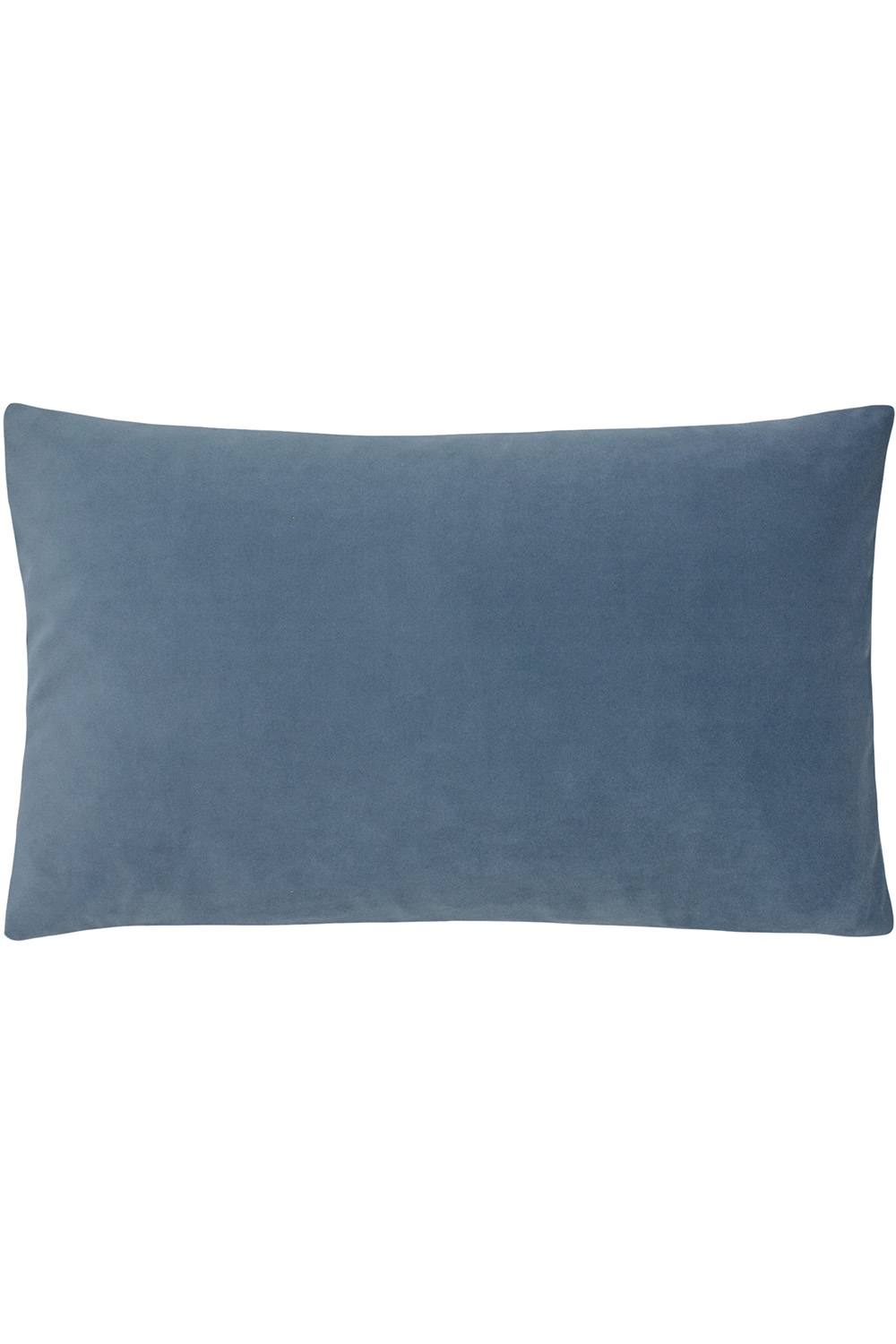 Paoletti Sunningdale Soft Velvet Cushion in Blue