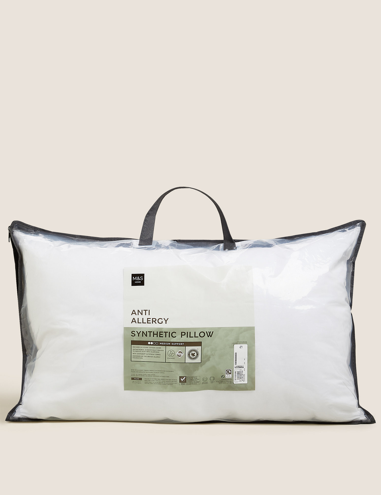 M&S Anti Allergy Medium Pillow