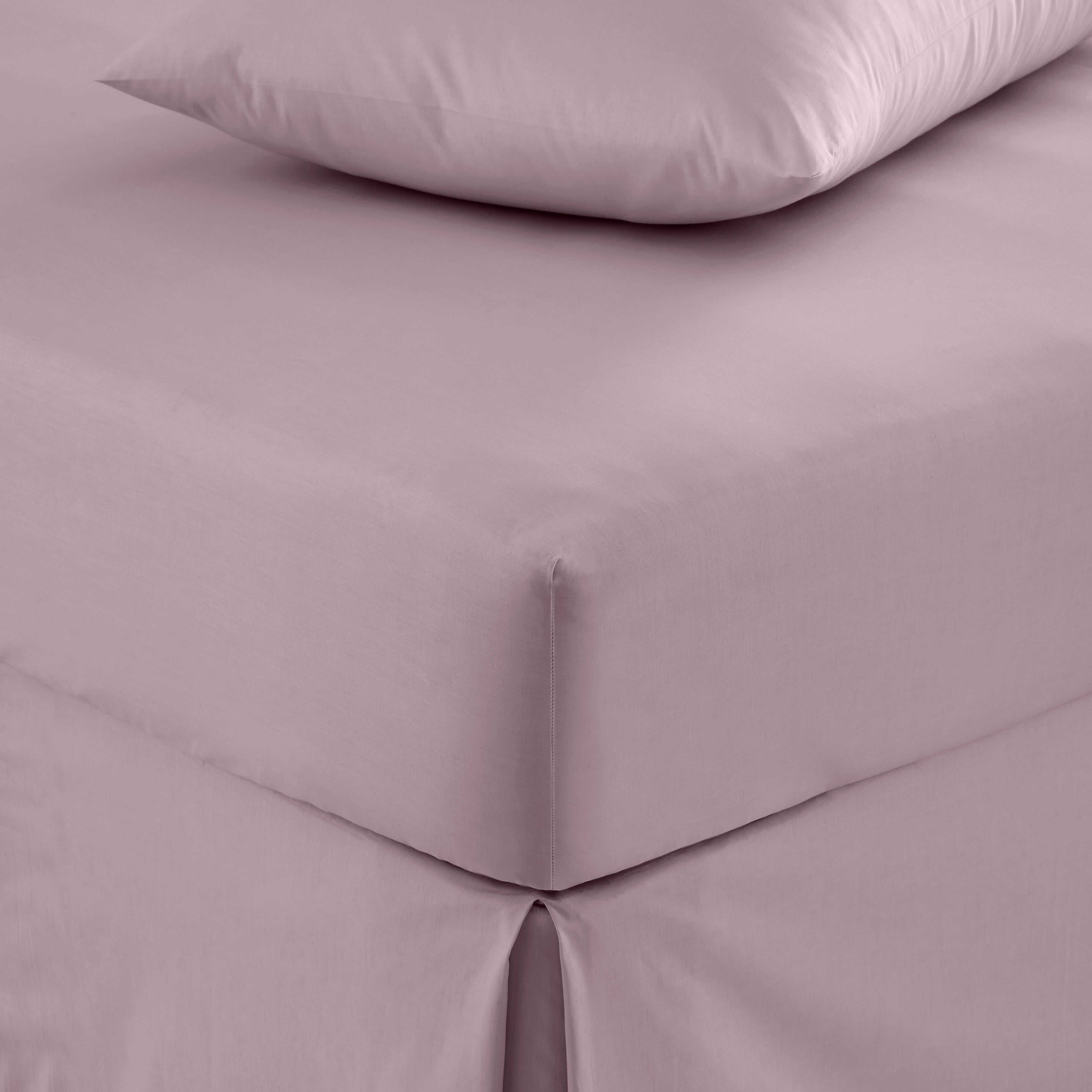 Pure Cotton Fitted Sheet Heather