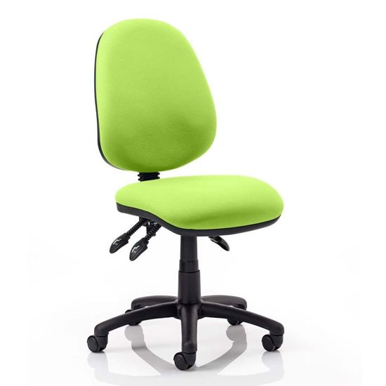 Luna III Office Chair In Myrrh Green No Arms