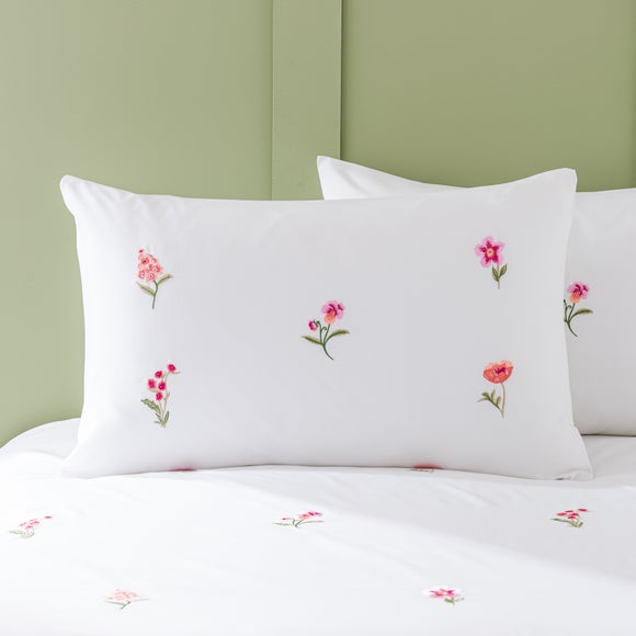 Rosetta Floral Embroidery Duvet Cover & Pillowcase Set 4