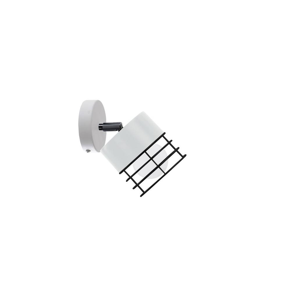 Netlighting Ohio Wall Lamp White Black 12cm 1x E27