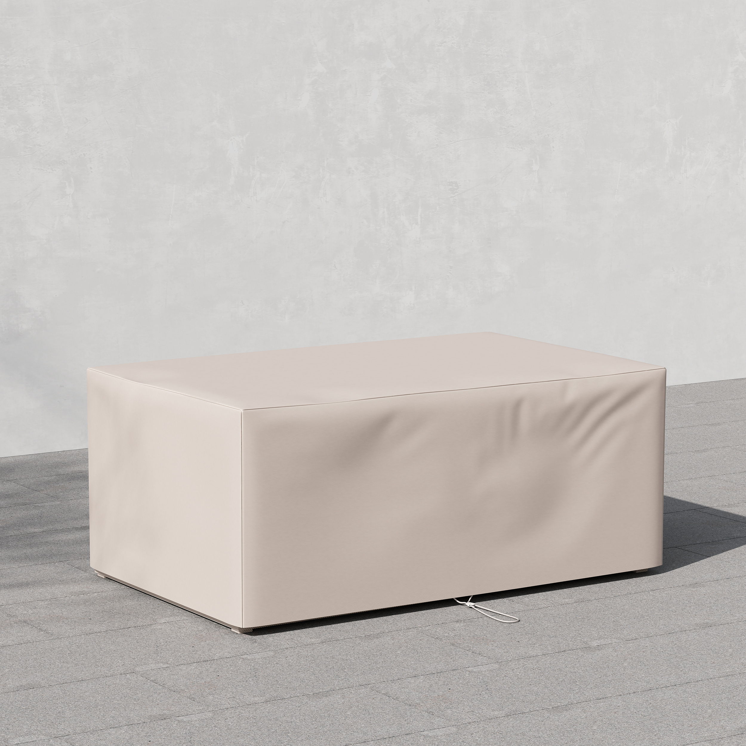 Tevara Outdoor 600D Tough Canvas Waterproof Patio Furniture Covers in Ivory